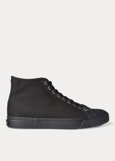 Ralph Lauren Mayport Lærred Sneakers Dame Danmark (UATFV8016)